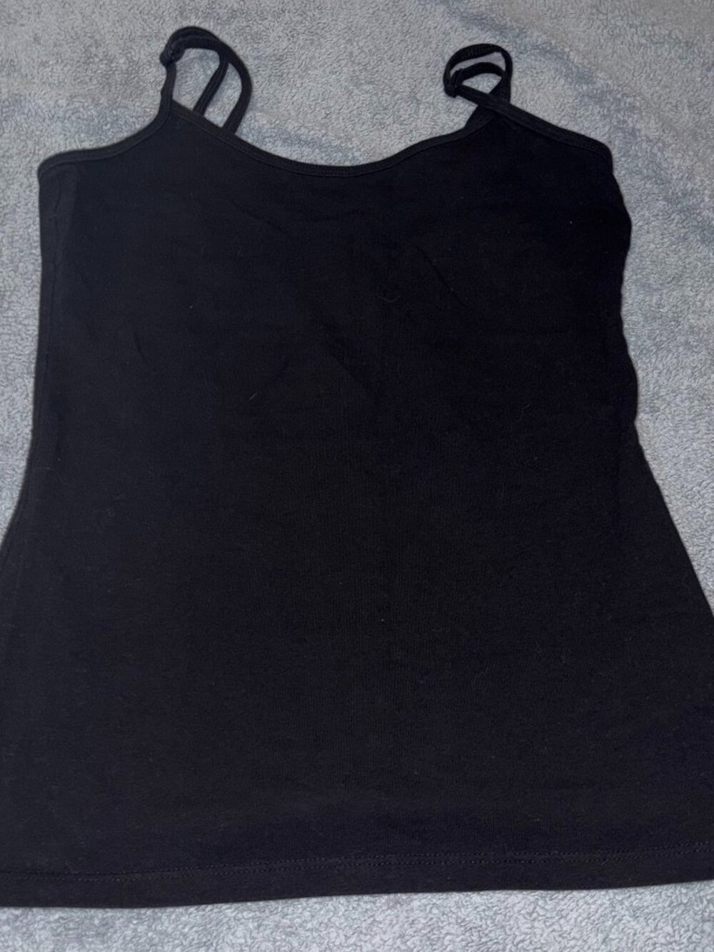 black tank top